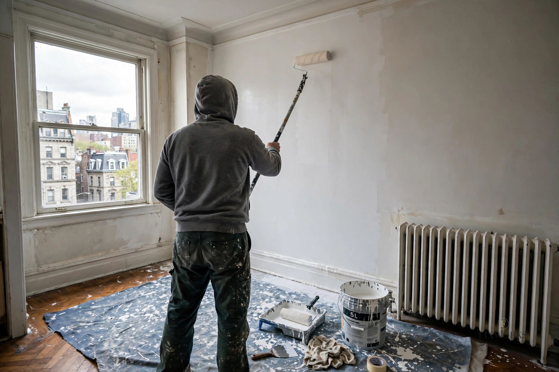 Peinture intérieure — rafraîchissement complet d'une pièce